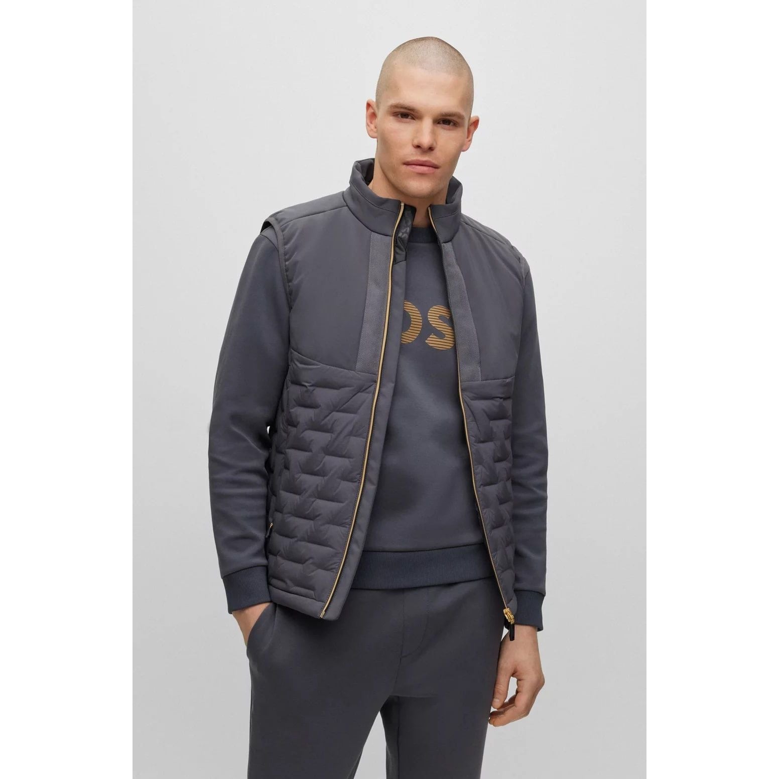 BOSS WATER-REPELLENT GILET WITH DOWN FILLING - Yooto