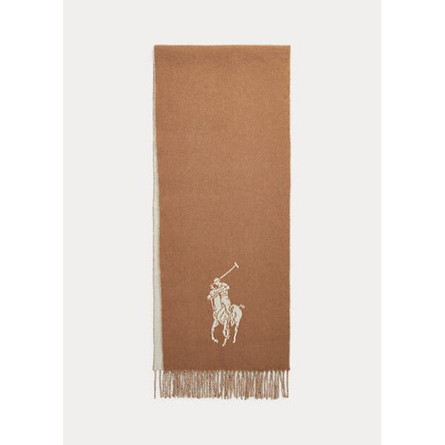 Load image into Gallery viewer, POLO RALPH LAUREN BIG PONY SCARF WITH FRINGES - Yooto
