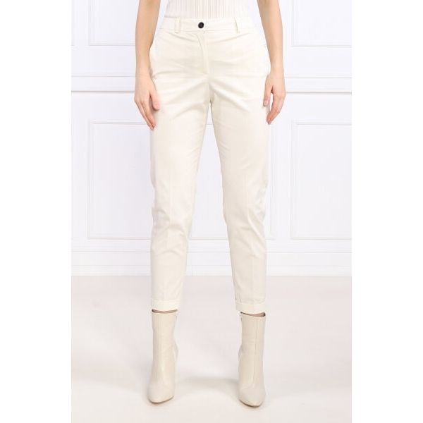 BOSS REGULAR-FIT TROUSERS IN STRETCH-COTTON TWILL - Yooto