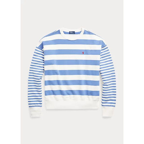 Load image into Gallery viewer, POLO RALPH LAUREN STRIPED ORGANIC COTTON TERRY SWEATSHIRT - Yooto
