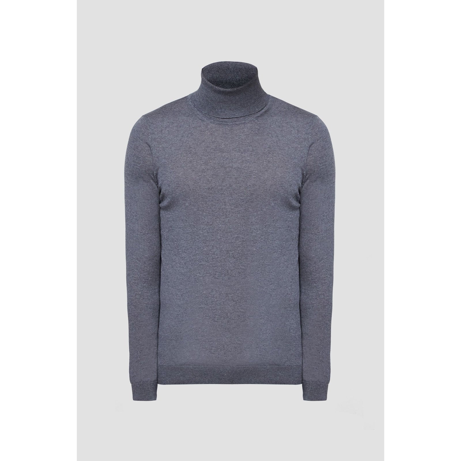 BOSS TURTLENECK SWEATER IN EXTRA-FINE ITALIAN MERINO WOOL - Yooto