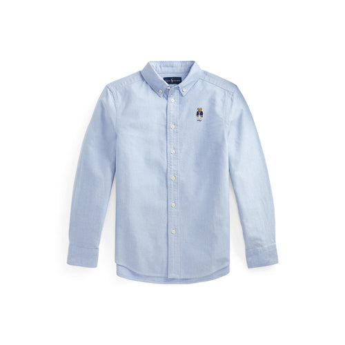 Load image into Gallery viewer, Polo Bear Cotton Oxford Shirt - Yooto
