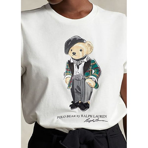 Load image into Gallery viewer, Polo Ralph Lauren Plaid Tuxedo Polo Bear Jersey T-Shirt - Yooto
