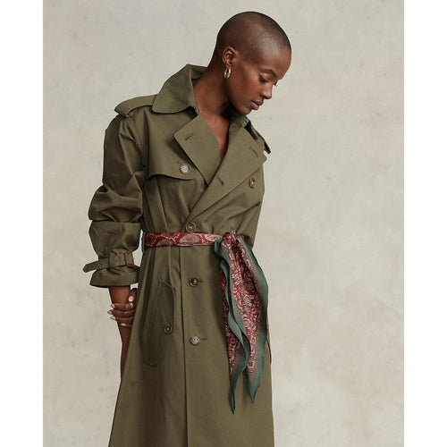 Load image into Gallery viewer, Scarf-Belt Poplin Trench Coat - Yooto
