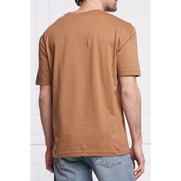 BOSS RELAXED-FIT T-SHIRT IN COTTON WITH CONTRAST LOGO - Yooto