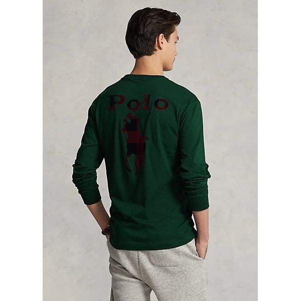 Polo Ralph Lauren Classic-Fit Big Pony Logo Jersey T-Shirt - Yooto