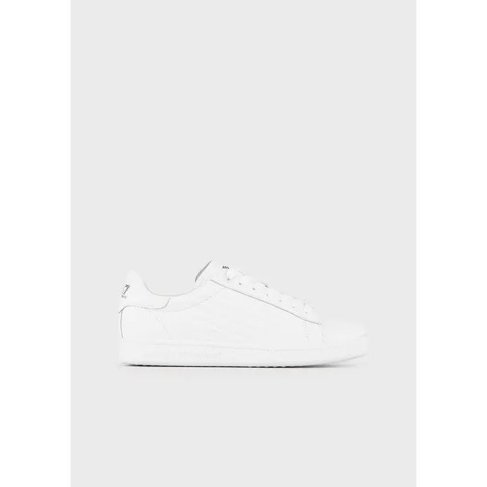 EA7 CLASSIC CC SNEAKERS WITH EMBOSSED LOGO - Yooto