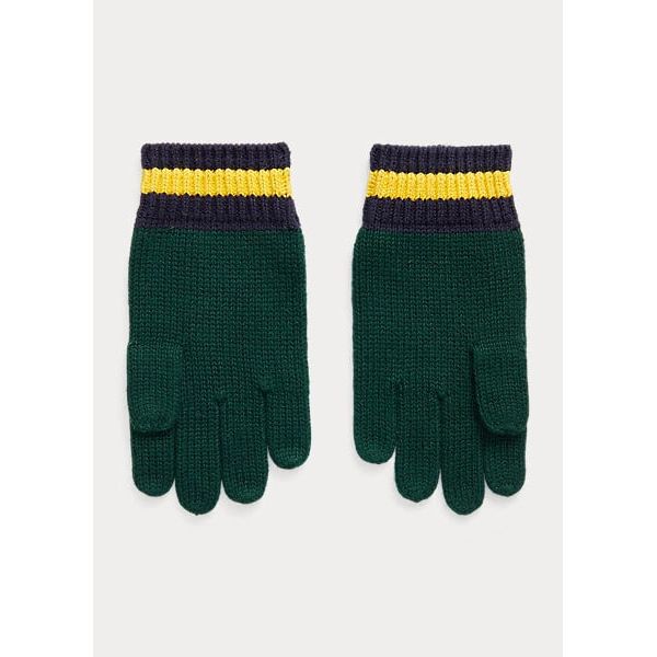 POLO RALPH LAUREN POLO BEAR GLOVES IN COTTON - Yooto