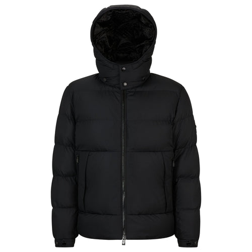 Load image into Gallery viewer, BOSS PADDED JACKET IN WATER-REPELLENT FABRIC WITH HOOD - Yooto
