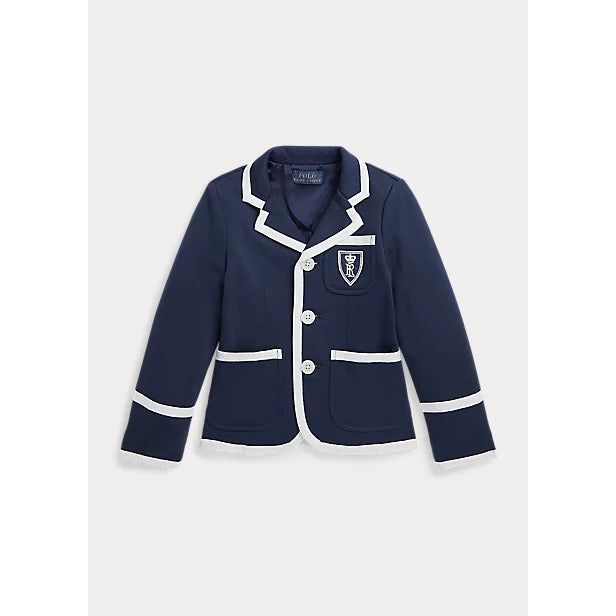 POLO RALPH LAUREN PEPLUM FRENCH TERRY BLAZER - Yooto