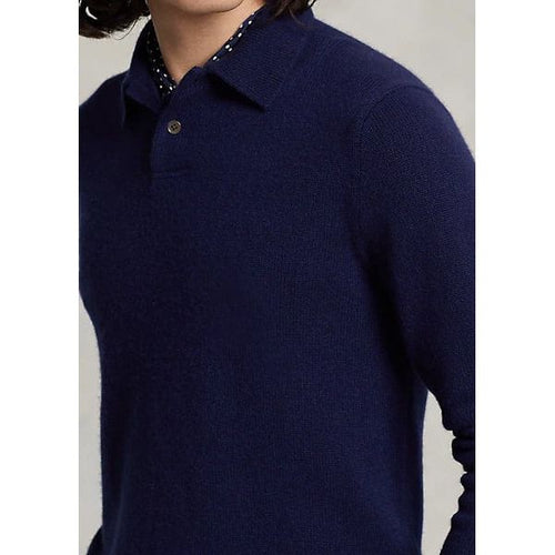 Load image into Gallery viewer, POLO RALPH LAUREN CASHMERE POLO-COLLAR JUMPER - Yooto
