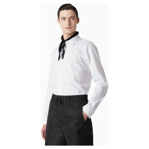 Load image into Gallery viewer, EMPORIO ARMANI STRETCH NYLON-BLEND SHIRT - Yooto

