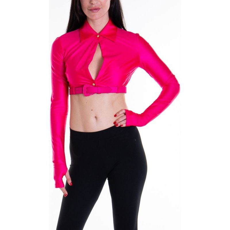 VERSACE JEANS COUTURE CROPPED BLOUSE - Yooto