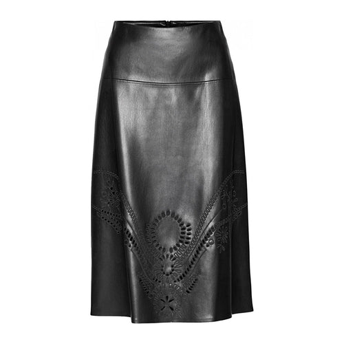 BOSS - Regular-fit A-line skirt with hardware details