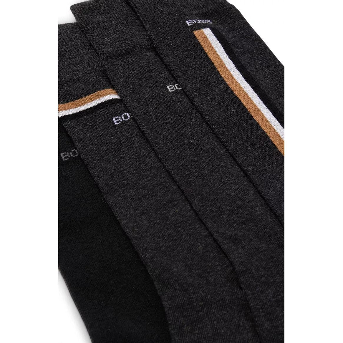 BOSS FOUR-PACK OF REGULAR-LENGTH SOCKS - Yooto