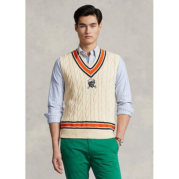 POLO RALPH LAUREN CREST COTTON CRICKET WAISTCOAT - Yooto