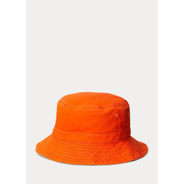 POLO RALPH LAUREN REVERSIBLE COTTON BUCKET HAT - Yooto