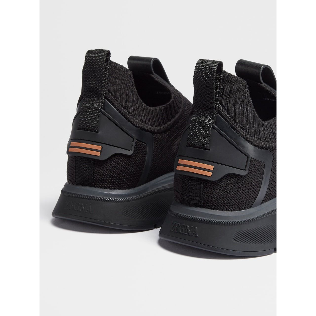 Black Techmerino™ Sock Slip-on Sneakers - Yooto