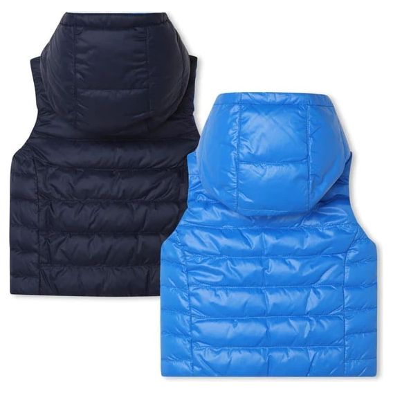 BOSS KIDS WATER-REPELLENT REVERSIBLE PADDED GILET - Yooto