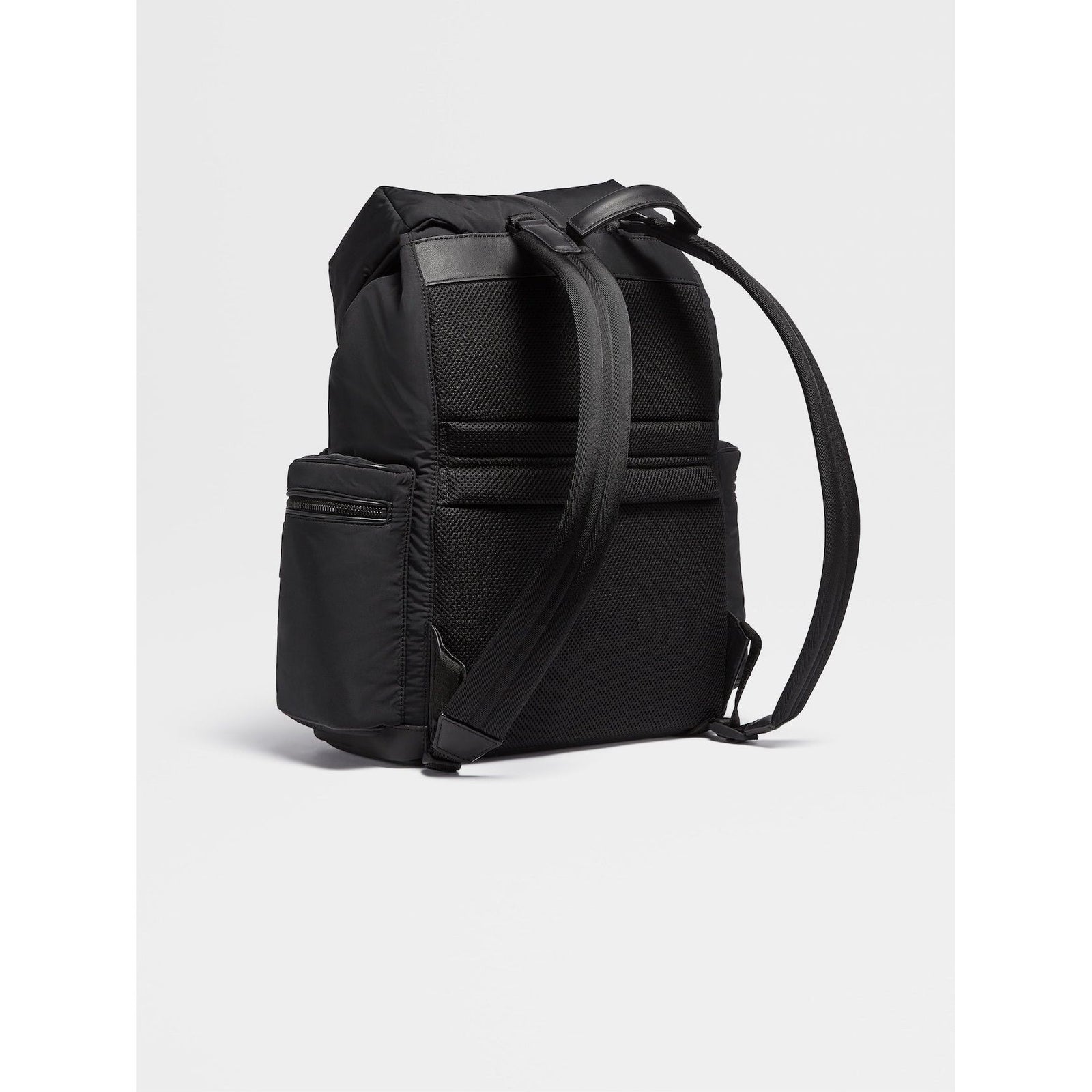 Black Technical Fabric Backpack - Yooto