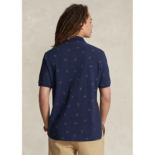 Load image into Gallery viewer, POLO RALPH LAUREN CLASSIC FIT SADDLE-PRINT MESH POLO SHIRT - Yooto
