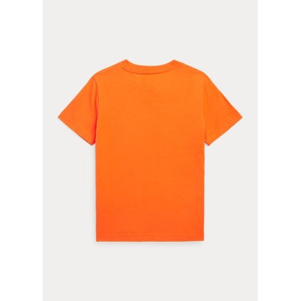 POLO RALPH LAUREN COTTON JERSEY CREWNECK T-SHIRT - Yooto