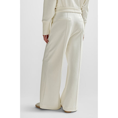 Load image into Gallery viewer, BOSS COTTON-BLEND DRAWSTRING TROUSERS WITH TAPE TRIMS - Yooto
