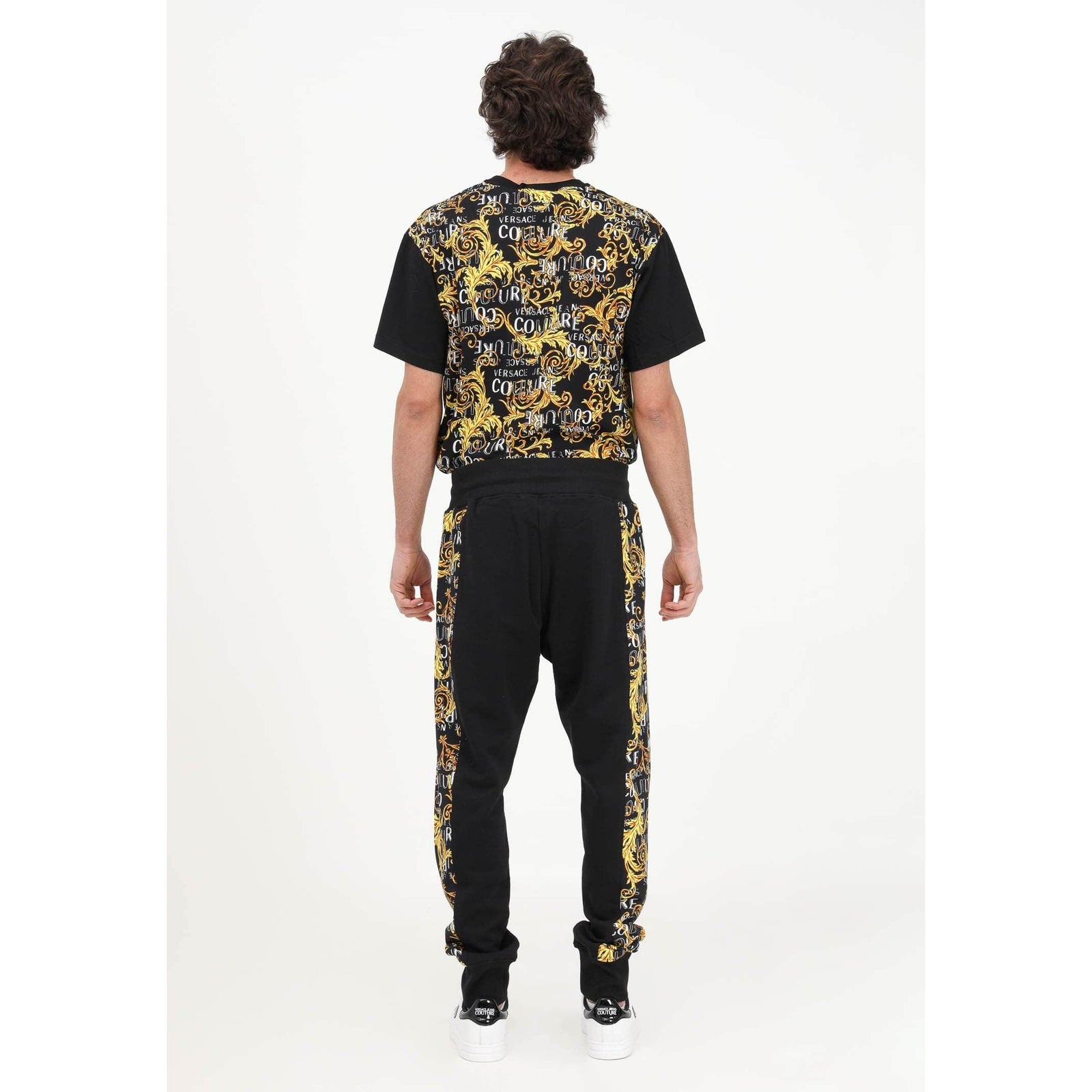 VERSACE JEANS COUTURE CASUAL BLACK TROUSERS - Yooto