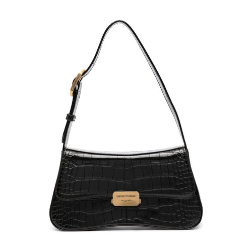 Load image into Gallery viewer, EMPORIO ARMANI FAUX LEATHER SHOULDER BAG WITH LOGO - Yooto
