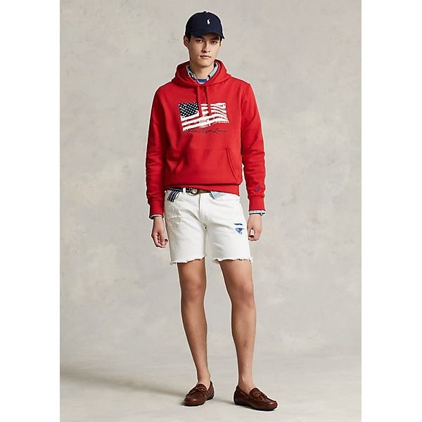 Polo Ralph Lauren American Flag Fleece Hoodie - Yooto