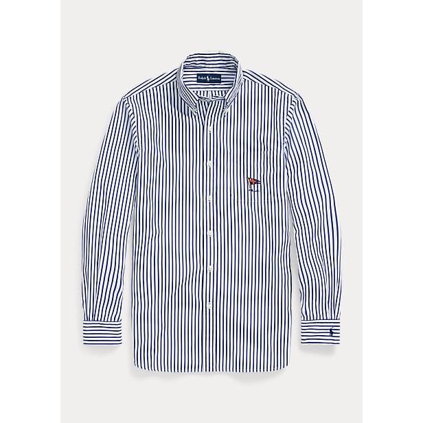 Polo Ralph Lauren Custom-Fit striped poplin shirt - Yooto