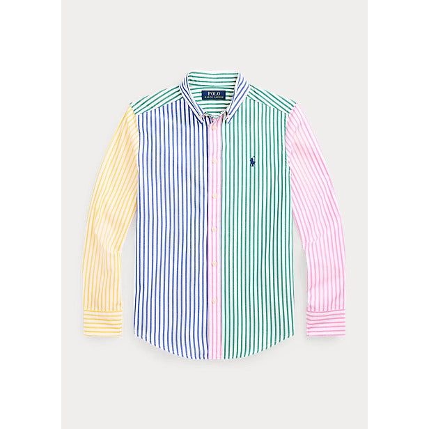 POLO RALPH LAUREN STRIPED COTTON POPLIN FUN SHIRT - Yooto