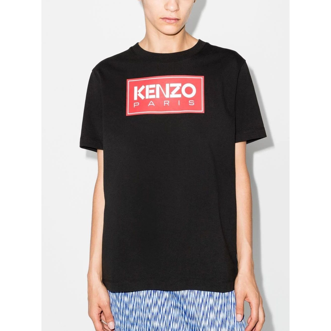 Kenzo logo-print cotton T-shirt - Yooto