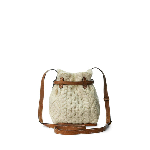 Load image into Gallery viewer, Cable-Knit Mini Bellport Bucket Bag - Yooto

