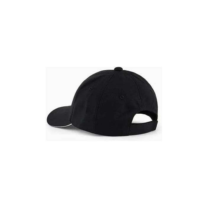 EMPORIO ARMANI CANVAS BASEBALL CAP WITH EMPORIO ARMANI PATCH - Yooto