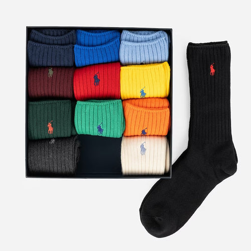 Load image into Gallery viewer, POLO RALPH LAUREN 12 PACK CLASSIC CREW SOCK - Yooto
