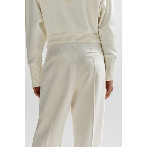 Load image into Gallery viewer, BOSS COTTON-BLEND DRAWSTRING TROUSERS WITH TAPE TRIMS - Yooto
