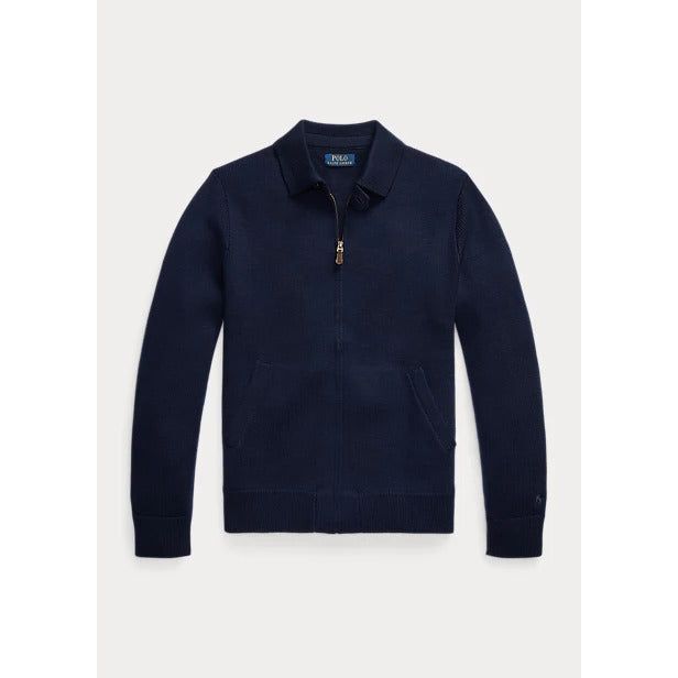 POLO RALPH LAUREN WASHABLE WOOL FULL-ZIP JUMPER - Yooto