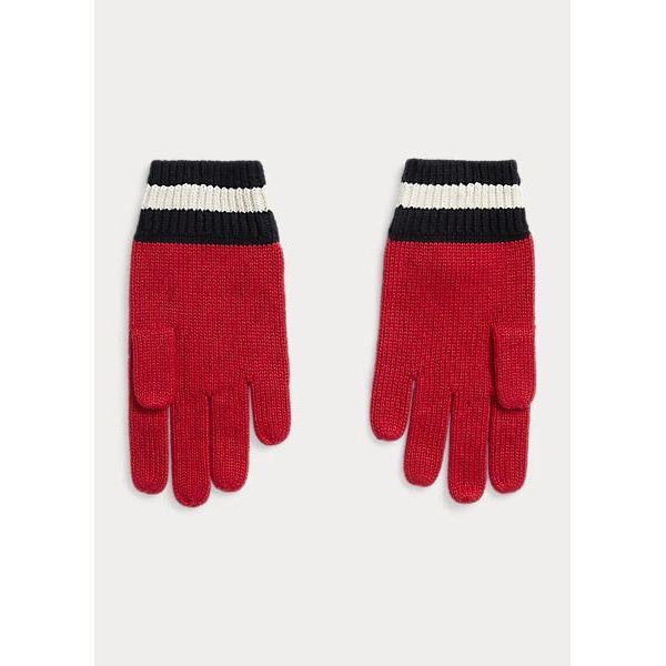 POLO RALPH LAUREN POLO BEAR GLOVES IN COTTON - Yooto