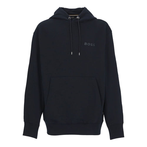 Load image into Gallery viewer, BOSS ORGANIC-COTTON HOODED SWEATSHIRT WITH RUBBER-PRINT LOGO - Yooto
