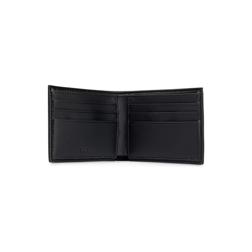 Load image into Gallery viewer, BOSS FAUX-LEATHER WALLET WITH SIGNATURE-STRIPE DETAILS - Yooto
