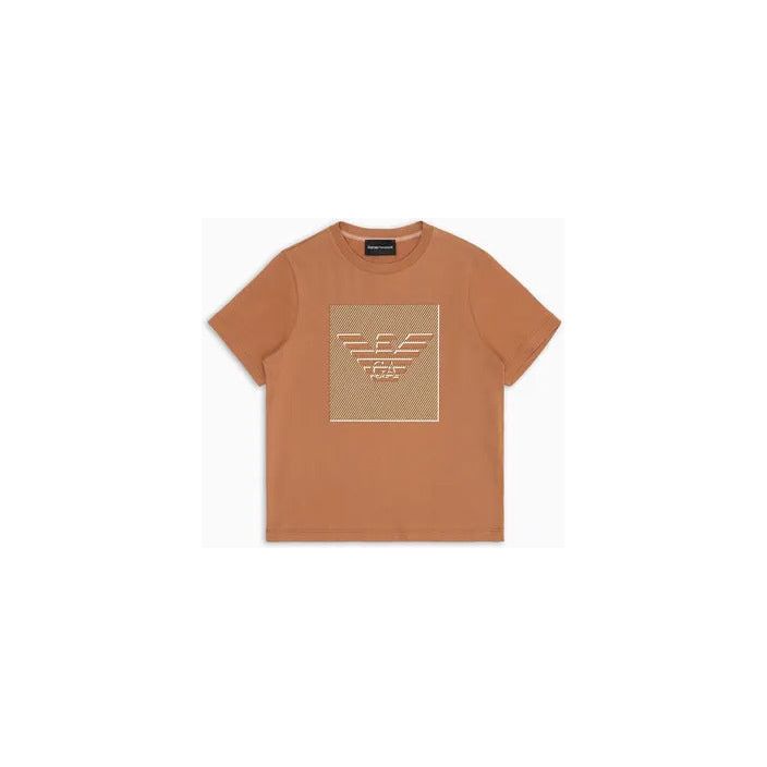 EMPORIO ARMANI KIDS JERSEY T-SHIRT WITH 3D-EFFECT EAGLE PRINT - Yooto