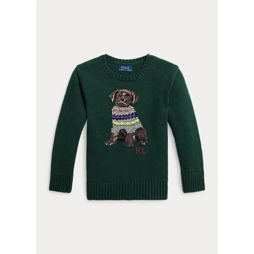 Load image into Gallery viewer, POLO RALPH LAUREN CREW-NECK SWEATER WITH DOG - Yooto
