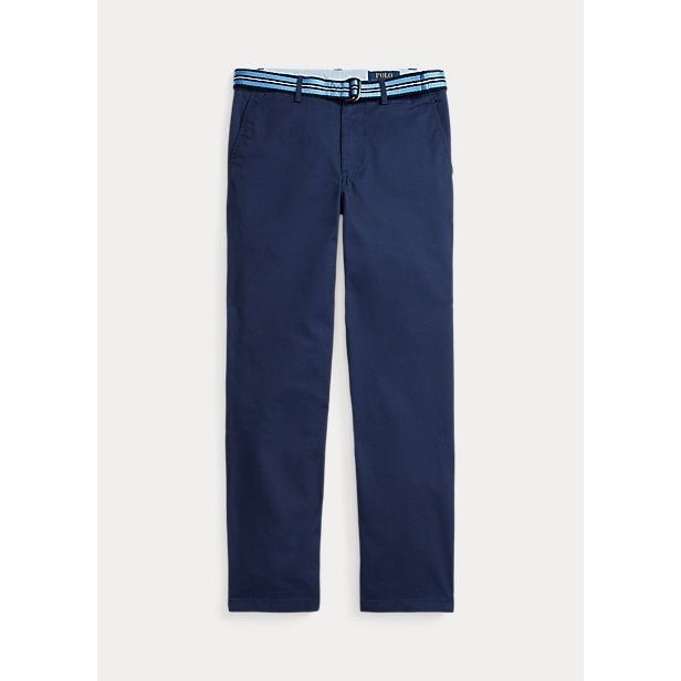 Polo Ralph Lauren Belted Slim Fit Stretch Twill Trouser - Yooto