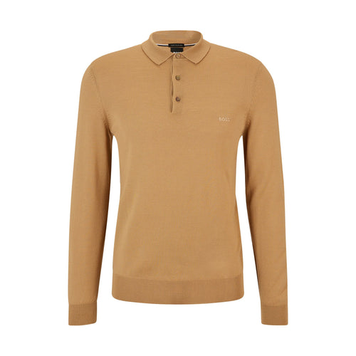 Load image into Gallery viewer, BOSS POLO SWEATER IN VIRGIN WOOL WITH EMBROIDERED LOGO - Yooto
