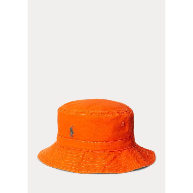 POLO RALPH LAUREN REVERSIBLE COTTON BUCKET HAT - Yooto