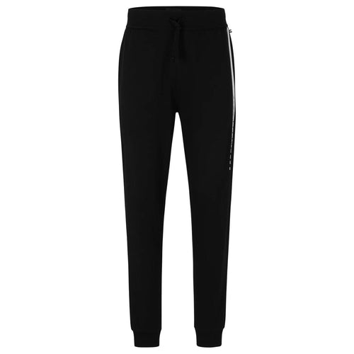 Load image into Gallery viewer, BOSS ORGANIC-COTTON TRACKSUIT BOTTOMS WITH STRIPES AND LOGO - Yooto
