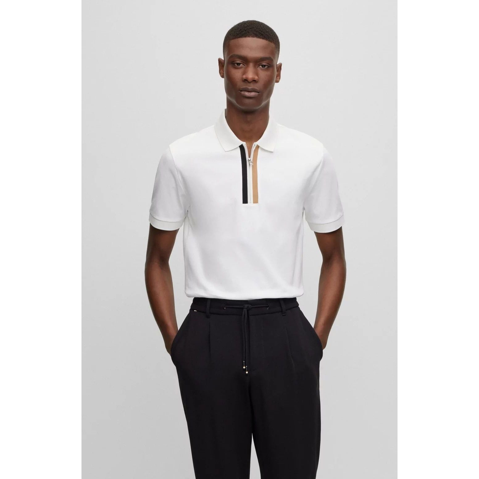 BOSS REGULAR-FIT POLO SHIRT IN MERCERISED COTTON - Yooto