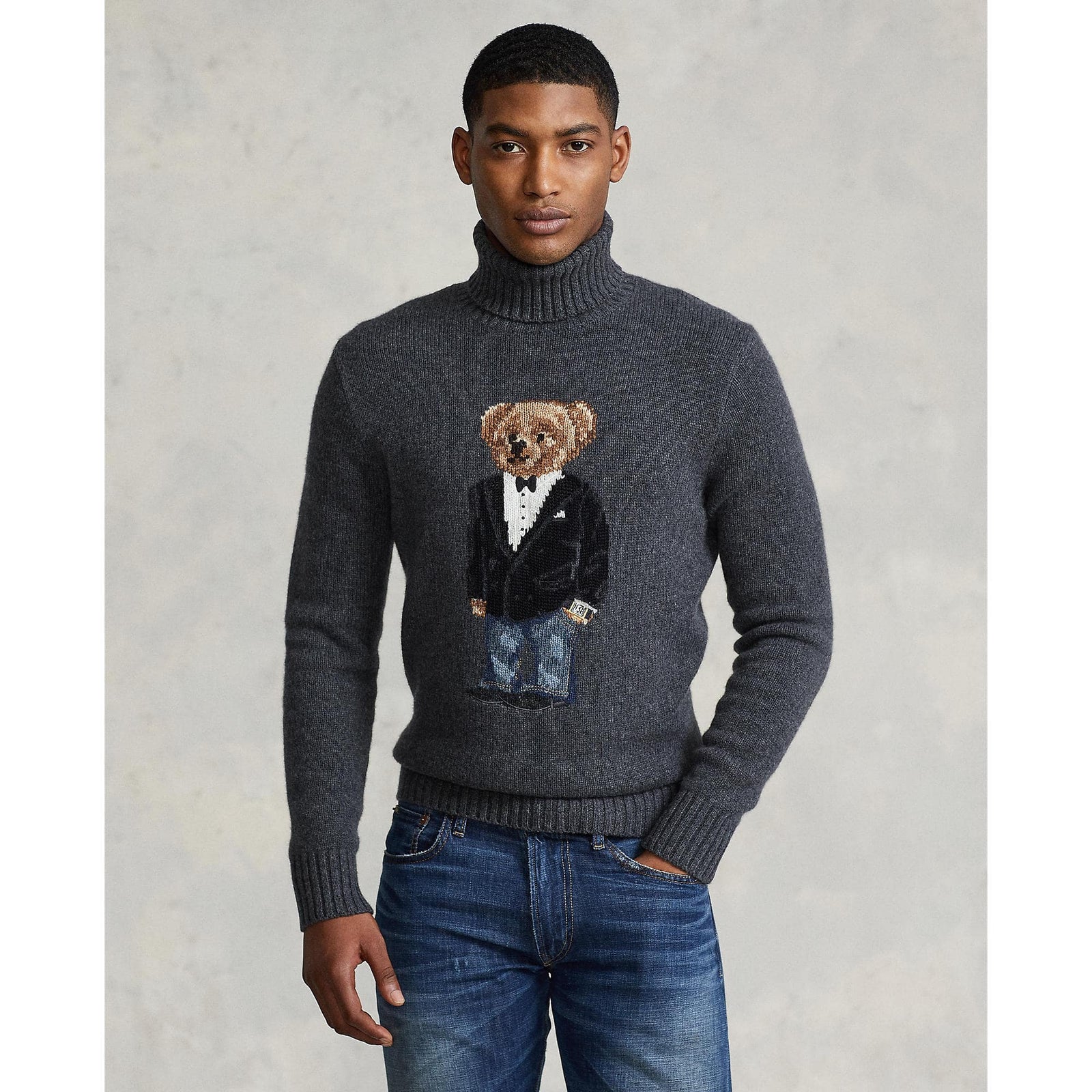 Polo Bear Turtleneck Sweater - Yooto
