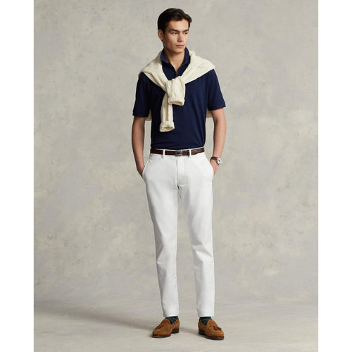 Ներբեռնեք պատկերը Պատկերասրահի դիտիչում՝ Custom Slim Fit Stretch Mesh Polo Shirt - Yooto
